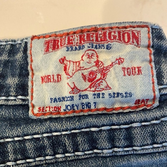 True Religion Women's Jeans JOEY Big T Low-Rise 10503NBT - Size 29 - Picture 3 of 8